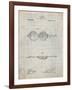 PP992-Antique Grid Parchment Pocket Transit Compass 1919 Patent Poster-Cole Borders-Framed Giclee Print