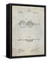 PP992-Antique Grid Parchment Pocket Transit Compass 1919 Patent Poster-Cole Borders-Framed Stretched Canvas