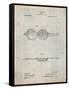 PP992-Antique Grid Parchment Pocket Transit Compass 1919 Patent Poster-Cole Borders-Framed Stretched Canvas