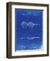 PP992-Faded Blueprint Pocket Transit Compass 1919 Patent Poster-Cole Borders-Framed Giclee Print