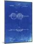 PP992-Faded Blueprint Pocket Transit Compass 1919 Patent Poster-Cole Borders-Mounted Giclee Print