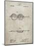 PP992-Sandstone Pocket Transit Compass 1919 Patent Poster-Cole Borders-Mounted Giclee Print