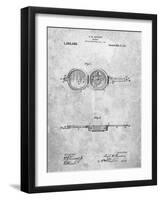 PP992-Slate Pocket Transit Compass 1919 Patent Poster-Cole Borders-Framed Giclee Print