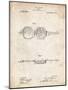 PP992-Vintage Parchment Pocket Transit Compass 1919 Patent Poster-Cole Borders-Mounted Giclee Print