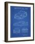 PP994-Blueprint Porsche 911 with Spoiler Patent Poster-Cole Borders-Framed Giclee Print