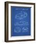 PP994-Blueprint Porsche 911 with Spoiler Patent Poster-Cole Borders-Framed Giclee Print