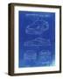 PP994-Faded Blueprint Porsche 911 with Spoiler Patent Poster-Cole Borders-Framed Giclee Print