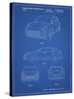 PP995-Blueprint Porsche Cayenne Patent Poster-Cole Borders-Stretched Canvas