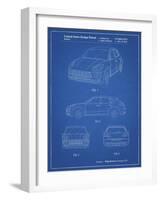 PP995-Blueprint Porsche Cayenne Patent Poster-Cole Borders-Framed Giclee Print