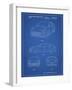 PP995-Blueprint Porsche Cayenne Patent Poster-Cole Borders-Framed Giclee Print