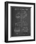 PP995-Chalkboard Porsche Cayenne Patent Poster-Cole Borders-Framed Giclee Print