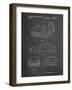 PP995-Chalkboard Porsche Cayenne Patent Poster-Cole Borders-Framed Premium Giclee Print