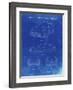 PP995-Faded Blueprint Porsche Cayenne Patent Poster-Cole Borders-Framed Giclee Print