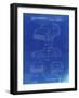 PP995-Faded Blueprint Porsche Cayenne Patent Poster-Cole Borders-Framed Giclee Print