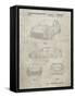 PP995-Sandstone Porsche Cayenne Patent Poster-Cole Borders-Framed Stretched Canvas