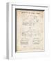 PP995-Vintage Parchment Porsche Cayenne Patent Poster-Cole Borders-Framed Giclee Print