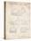 PP995-Vintage Parchment Porsche Cayenne Patent Poster-Cole Borders-Stretched Canvas