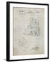 PP997-Antique Grid Parchment Porter Cable Hand Router Patent Poster-Cole Borders-Framed Giclee Print