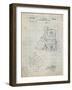 PP997-Antique Grid Parchment Porter Cable Hand Router Patent Poster-Cole Borders-Framed Giclee Print