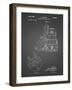 PP997-Black Grid Porter Cable Hand Router Patent Poster-Cole Borders-Framed Giclee Print