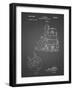 PP997-Black Grid Porter Cable Hand Router Patent Poster-Cole Borders-Framed Giclee Print