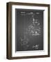 PP997-Black Grid Porter Cable Hand Router Patent Poster-Cole Borders-Framed Giclee Print