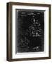 PP997-Black Grunge Porter Cable Hand Router Patent Poster-Cole Borders-Framed Giclee Print