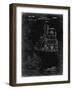 PP997-Black Grunge Porter Cable Hand Router Patent Poster-Cole Borders-Framed Giclee Print