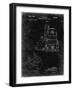 PP997-Black Grunge Porter Cable Hand Router Patent Poster-Cole Borders-Framed Giclee Print