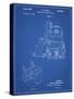 PP997-Blueprint Porter Cable Hand Router Patent Poster-Cole Borders-Stretched Canvas