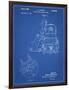 PP997-Blueprint Porter Cable Hand Router Patent Poster-Cole Borders-Framed Giclee Print