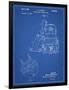 PP997-Blueprint Porter Cable Hand Router Patent Poster-Cole Borders-Framed Giclee Print