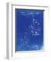 PP997-Faded Blueprint Porter Cable Hand Router Patent Poster-Cole Borders-Framed Giclee Print