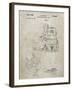 PP997-Sandstone Porter Cable Hand Router Patent Poster-Cole Borders-Framed Giclee Print