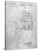 PP997-Slate Porter Cable Hand Router Patent Poster-Cole Borders-Stretched Canvas