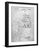 PP997-Slate Porter Cable Hand Router Patent Poster-Cole Borders-Framed Giclee Print