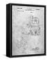 PP997-Slate Porter Cable Hand Router Patent Poster-Cole Borders-Framed Stretched Canvas