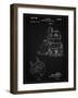 PP997-Vintage Black Porter Cable Hand Router Patent Poster-Cole Borders-Framed Giclee Print