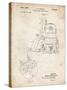 PP997-Vintage Parchment Porter Cable Hand Router Patent Poster-Cole Borders-Stretched Canvas