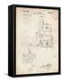 PP997-Vintage Parchment Porter Cable Hand Router Patent Poster-Cole Borders-Framed Stretched Canvas