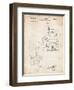 PP997-Vintage Parchment Porter Cable Hand Router Patent Poster-Cole Borders-Framed Giclee Print