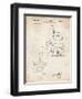 PP997-Vintage Parchment Porter Cable Hand Router Patent Poster-Cole Borders-Framed Giclee Print