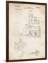 PP997-Vintage Parchment Porter Cable Hand Router Patent Poster-Cole Borders-Framed Premium Giclee Print