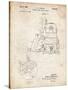PP997-Vintage Parchment Porter Cable Hand Router Patent Poster-Cole Borders-Stretched Canvas
