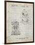 PP998-Antique Grid Parchment Porter Cable Palm Grip Sander Patent Poster-Cole Borders-Framed Giclee Print