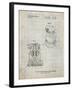 PP998-Antique Grid Parchment Porter Cable Palm Grip Sander Patent Poster-Cole Borders-Framed Giclee Print