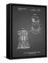 PP998-Black Grid Porter Cable Palm Grip Sander Patent Poster-Cole Borders-Framed Stretched Canvas