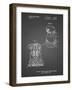 PP998-Black Grid Porter Cable Palm Grip Sander Patent Poster-Cole Borders-Framed Giclee Print