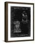 PP998-Black Grunge Porter Cable Palm Grip Sander Patent Poster-Cole Borders-Framed Giclee Print