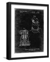 PP998-Black Grunge Porter Cable Palm Grip Sander Patent Poster-Cole Borders-Framed Giclee Print